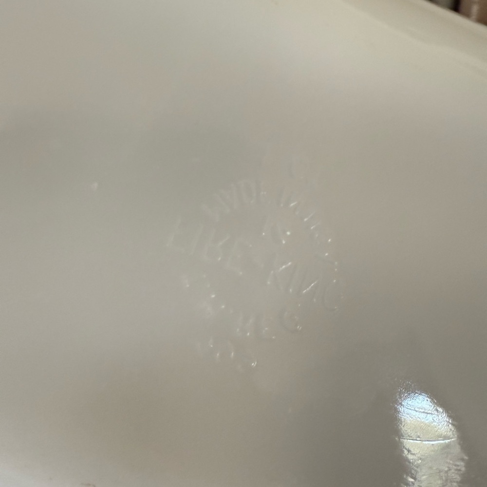 Vintage Anchor Hocking Fire King Gay Fad 1-quart Casserole Bread Loaf Dish - Picture 6 of 9